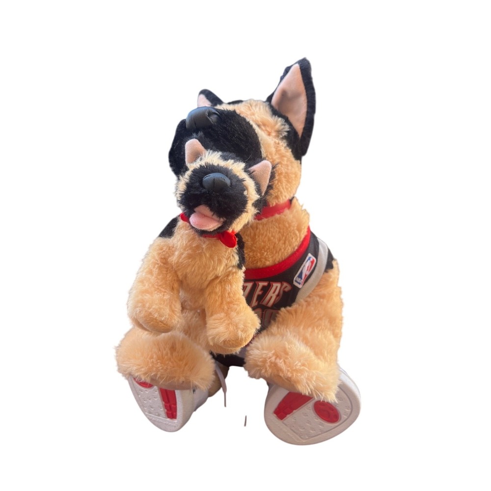 Build-A-Bear German Shepherd Dog Puppy Portland Trail Blazers NBA Jersey Outfit